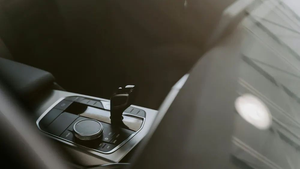 Tablero y volante de un auto de transmision automatica